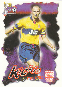 Steve Bould Arsenal 1999 Futera Fans' Selection #40